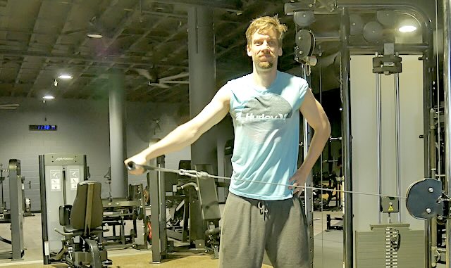 Standing Cable Lateral Raises